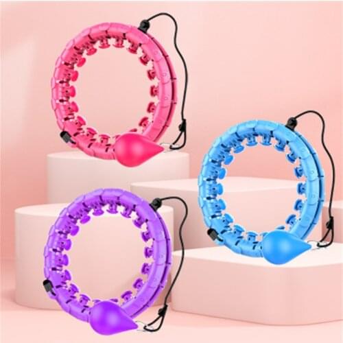 Sports Hoops Yoga Home Fitness Smart Hoops Circle Not Drop Adjustable Waist Training Ring Belly Trainer Abdominal Weight loss