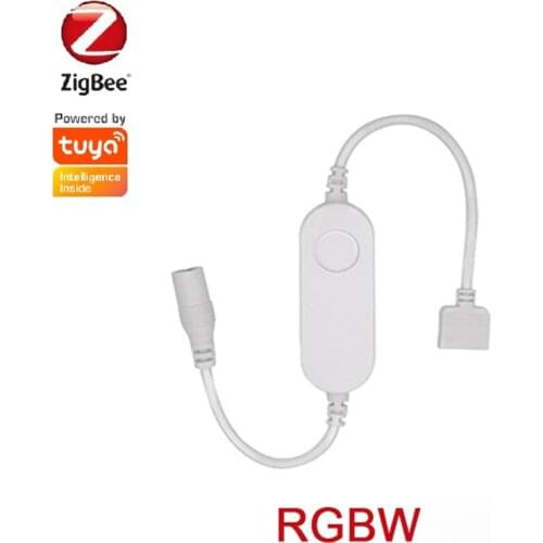 LED Light Strips Bluetooth-compatible WIFI Controller Tuya 3.0 Zigbee Smart Indoor Light Strip 5-24V RGBW Controller IOS Android