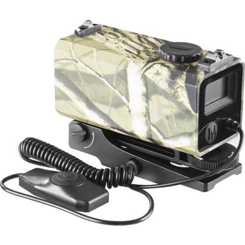 Tactical 700m Real-time Mini Laser Range Finder Mount on Rifle Rangefinder for Outdoor Hunting Shooting Distance Speed Measurer