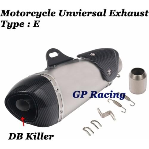 Universal Motorcycle Exhaust Pipe Escape Modified 51mm Muffler DB Killer Sticker For R25 Z750 K7 R6 ATV MT07 MT125 CBR R15 V3 V2