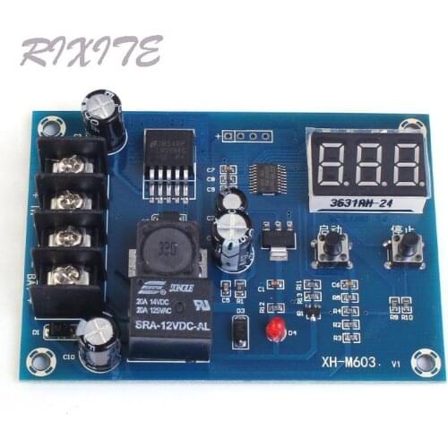 Charging Control Module 12-24V Storage Lithium Battery Charger Control Switch Protection Board With LED Display NEW m603