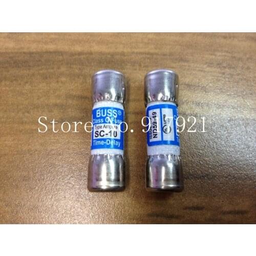 [ZOB] The United States Bussmann BUSS SC-10 10X34 10A 600VAC FUSE original insurance tube --5PCS/LOT
