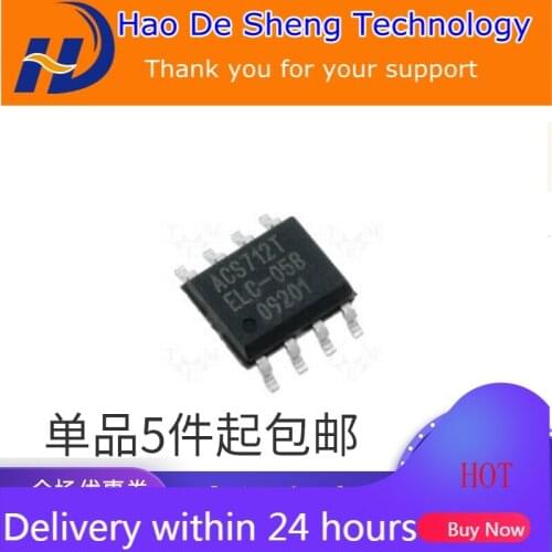 10PCS/LOT ACS712TELC-05B ACS712ELCTR-05B-T SOP-8 Sensors New Original In Stock
