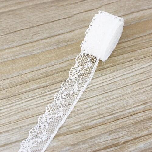 10 yards/roll) 20mm color Lace fabric Webbing Decoration gift packing Material