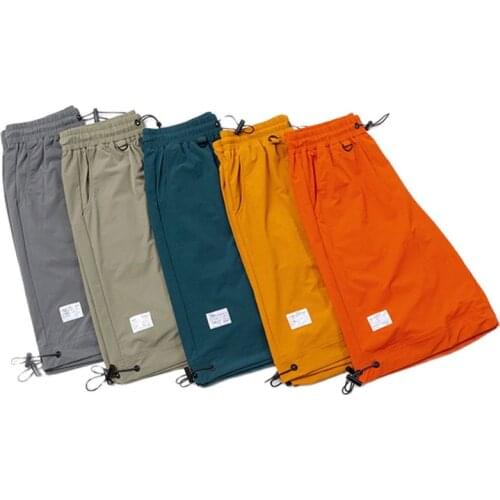 5PCS Mens Casual Fitness Solid Color Pocket Sports Pants Summer Fashion Casual Pocket Workwear Sports Casual Shorts Pants