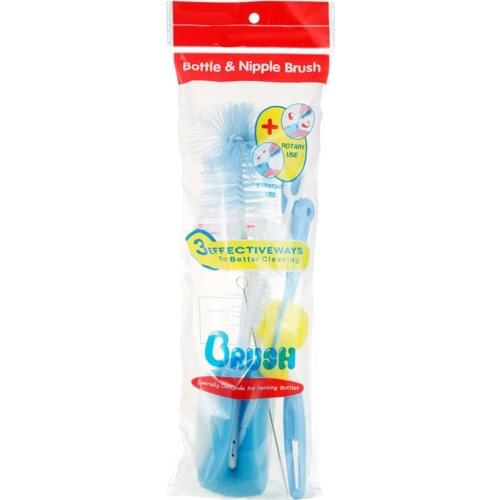 5Pcs 360-degree Rotating Head Cleaning Cup Brush Baby Bottle Sponge Cleaning Brush Tools Straw Brush Kit Bottle Washing Cleaning