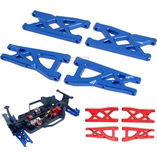 Aluminum Front & Rear Suspension Arms Set for 1/10 1:10 Arrma Granite 4X4/Senton/Rc Short Course Truck Upgrade Replacement Parts