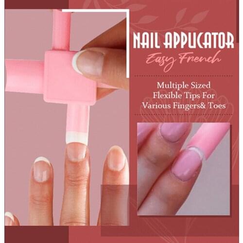 Nail Art Applicator Reusable Compact And Light Simple To Use Easy To Apply French Nail Applicator Nail Art Tools Wholesale
