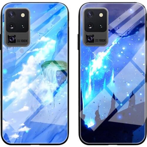 Beach Dusk Starry Sky Case For Samsung Galaxy S20 Ultra S11 PlusTempered Glass Cover Funda For Samsung S11E