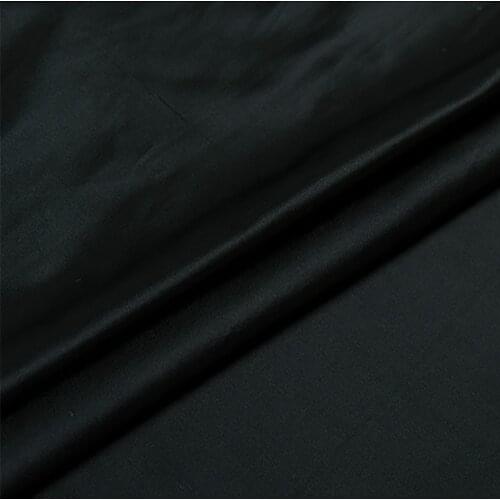 HLQON black jacquard felt fabric african satin damask fabric for patchwork,wedding dress,upholstery sewing fabric 75x100cm
