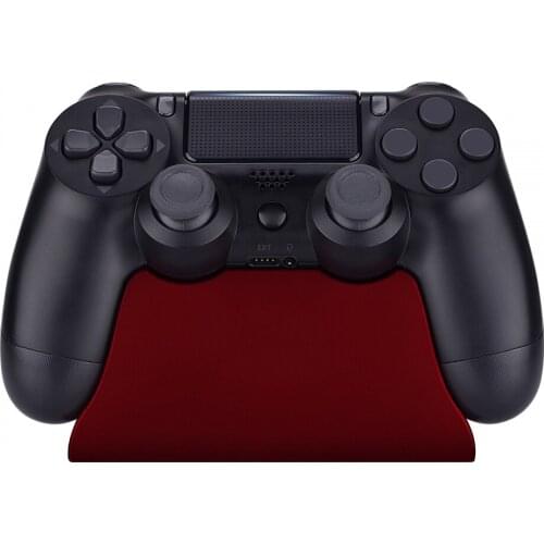 Scarlet Red Controller Display Stand Gamepad Desk Holder for PlayStation 4 PS4 Slim PS4 Pro Controller with Rubber Pads