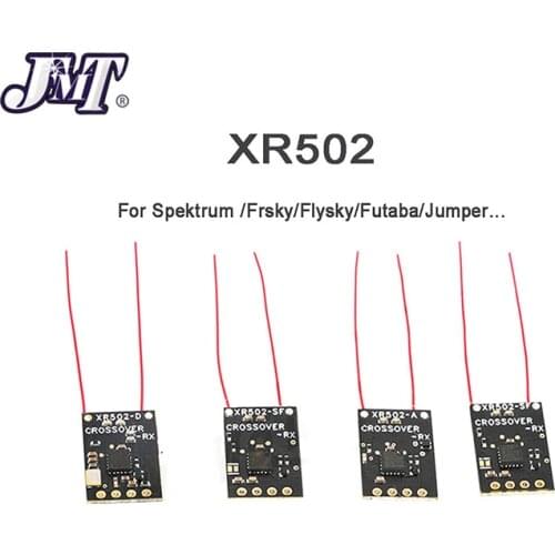 JMT XR502 2.4G SBUS PPM RSSI Dual Antenna Micro Receiver for DSM X/2 SFHSS Frsky-D8/D16 AFHDS-2A Radio Transmitters RC FPV Drone