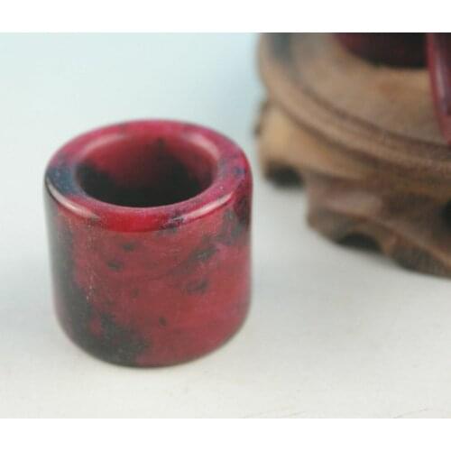 China natural red jades Ring Thumb ring