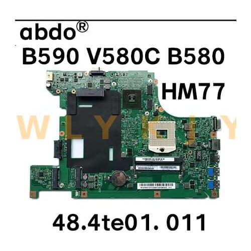 For Lenovo B590 B580 V580C notebook computer motherboard 11273-1 48.4te01. 011 HM77 DDR3 (support I3 I5 I7 CPU) 100% test work