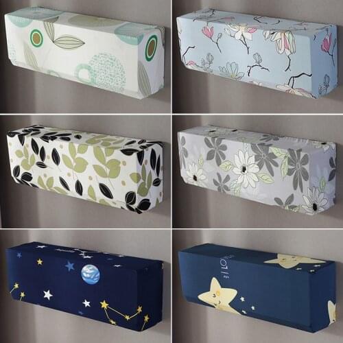 Cartoon Air Conditioner Dust Cover Indoor Wall Mounted Air Conditioning Protector Easy Cleaning Cover Protective Case Home Decor