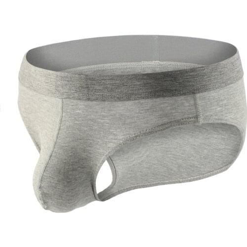 Mens Sexy Modal Underwear Briefs Men Low Rise U Convex Pouch Brief Underwear Men Patchwork Stretch Breathable Briefs Underpants