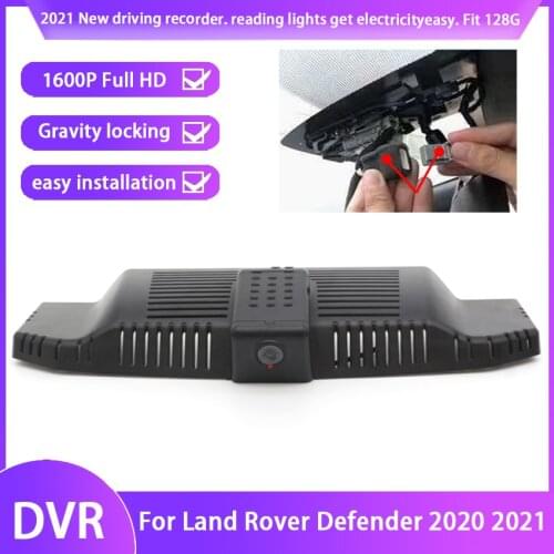 New ! car driving recorder Easy to install For Land Rover Defender 2020 2021 Car DVR Wifi Video Recorder Dash Camera HD 1600P