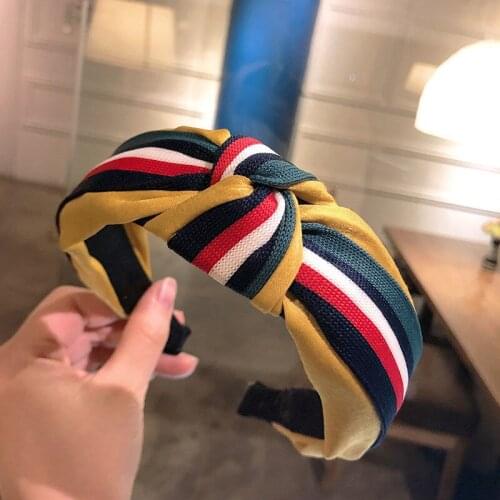 Fabric Cotton Hairband For Women Vintage Look Style Girls Gifts Headwear Headband Home Women Hair Decoration Hair Accessories