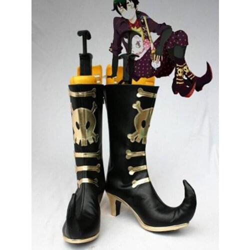 Blue Exorcist Ao no Exorcist Cosplay Amaimon Cosplay Shoes Boots For Adult Mens Halloween Party Cosplay Boots Custom Made