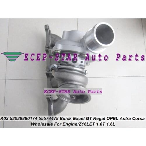 Turbo K03 53039880110 53039700110 5860016 55355617 For Opel Astra H J Corsa Insignia Meriva Z16LET Z16LER 1.6L 132KW 07