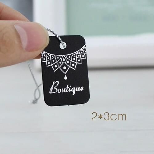High-grade imported tag spot can be customized accessories label printing black 1 small elevator design
