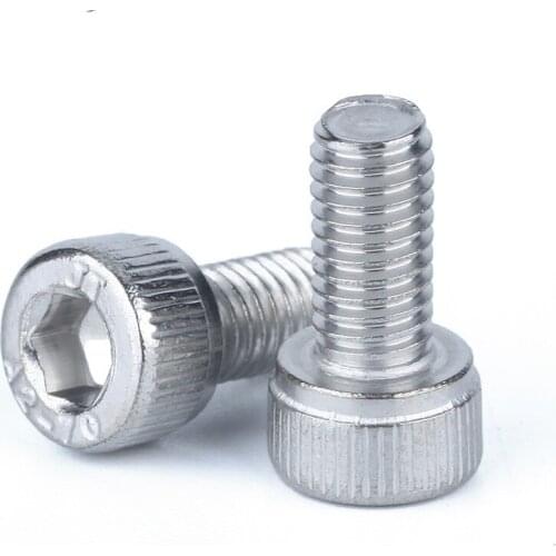 10pcs 1/4-20*3/8 1/2 5/8 2/1 Inch Length 304 Stainless Steel Us Unc Coarse Thread Allen Head Screw Cap Hex Hexagon Socket Bolt