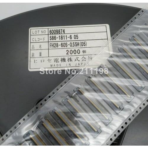 10Pcs/Lot Original Fh28-60S-0.5Sh(05) Connector Fh28 Series 60 Positin 0.5 Mm Pitch Above The Board Fpc/Ffc Zif Connector