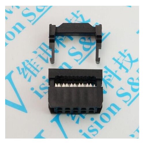 100Pcs Horn Plug FC-10p PPressure Head 2.54mm Pitch ISP Connector JTAG Plug 3 Sets