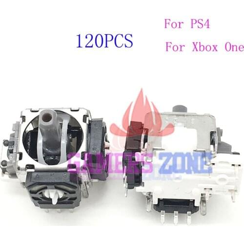 120pcs For Xbox One Analog Joystick 3 Pin Sensor Module Potentiometer for Sony Playstation 4 PS4 Controller