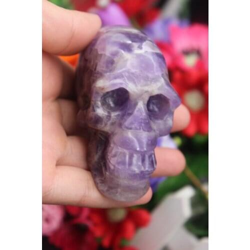 144 grams of natural quartz crystal dream zijin skull to heal A2