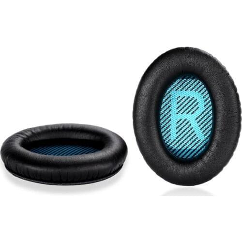 2pcs Replacement Memory Foam Earpads Ear Pad Caution Cover For Bose Quiet Comfort15 QC15 QC25 QC35 QC2 AE2 Headphones Headset