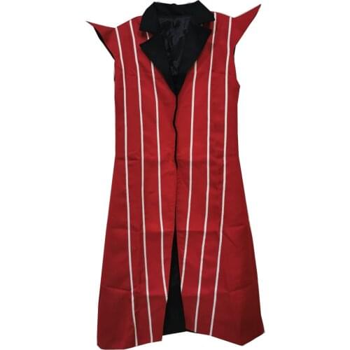 2021 Hazbin Cosplay Hotel ALASTOR Uniform Cosplay Costume Halloween Carnival Christmas Costumes Red Suit Only Overcoat