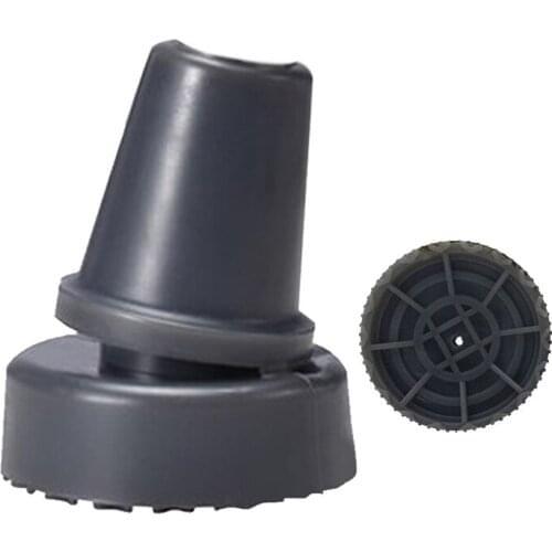 2021 New Replacement Reinforced Rubber Crutch Tip 360 Rotatable Non-slip Wear-resistant Crutch Tip For Outdoor Sports