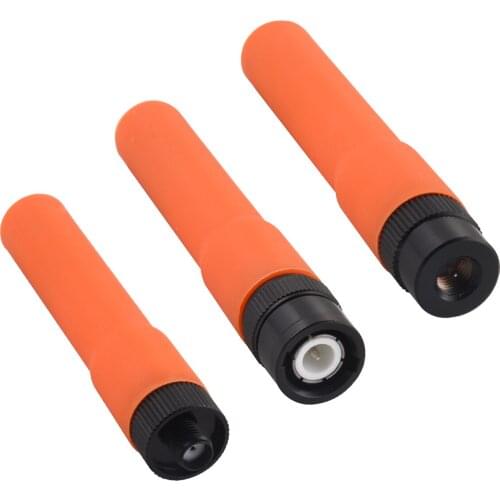 ST20 Short Antenna Dual Band SMA-Female/SMA-Male /BNC 144MHz/430MHz for Yaesu BAOFENG Wonxun Walkie Talkie SF20 UV-5R Two Way