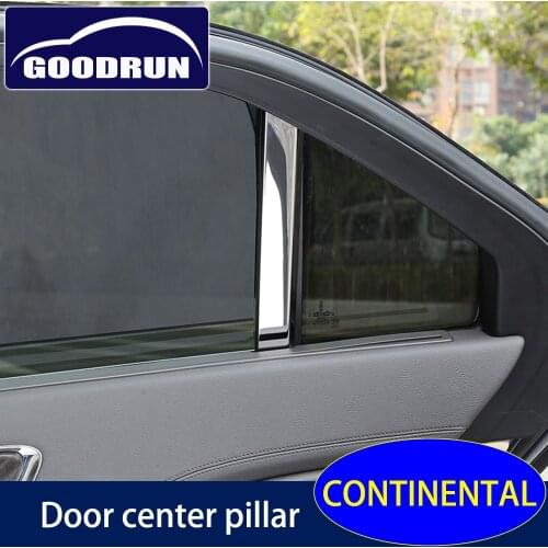 Car Door Window BC Pillar Center Trim Sticker Cover For Lincoln CONTINENTAL Universal Auto External Decoration Trim Accessories