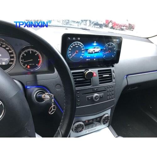 Android 10.0 8G+128G Carplay For Mercedes Benz C CLASS W204 2007-2010 Car GPS Navigation Multimedia Auto Radio Stereo Head unit