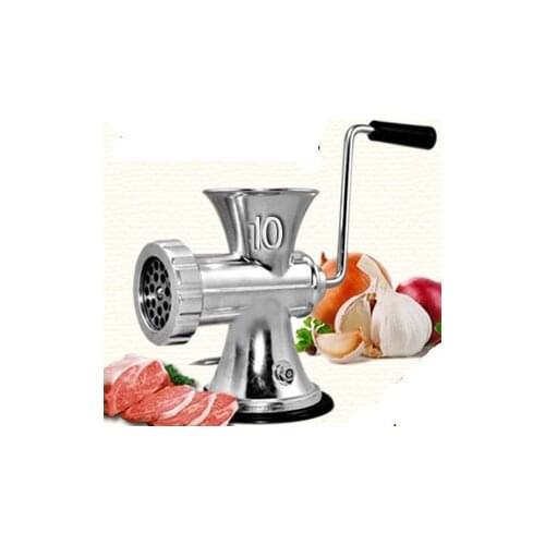 Household manual meat grinder hand stuffing machine dogmeat po Large 10 sausage filling machine meat grinder