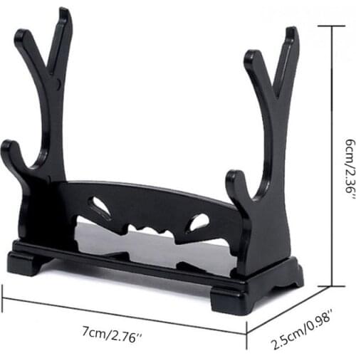 10pcs Two Tiers Holder Display Stand for Cartoon and Comic Show Sword Magic Wand R9UC