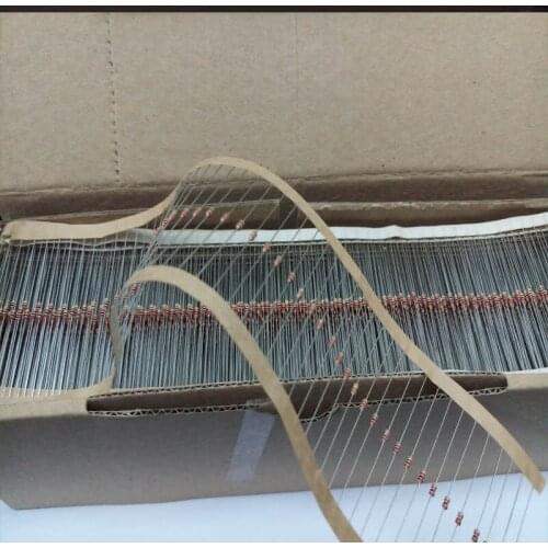 1220Pcs Resistor Kit 1/4W 5% 0.33 Ohm - 4.7M Ohm 122values X 10pcs Resistencias Resistor Pack Carbon Film Resistors Set Box