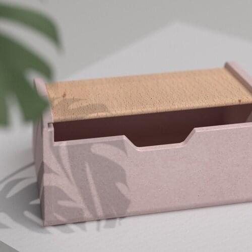 Brief stylish living room office concrete tissue box Home Decoration art tissue storage box