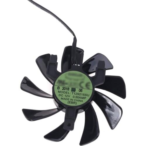 T129215SU RX 570 470D GPU Cooler Video Card Fan for Sapphire Radeon ITX Graphics 24BB