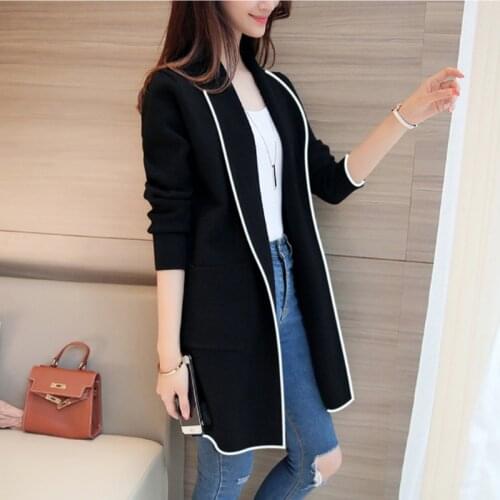 Fashion Warm Long Fleece Coat Plus Velvet Jacket Women Long Sleeve Loose Cardigan