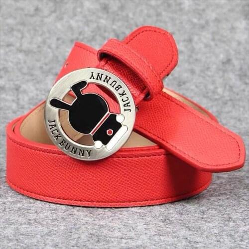 Fashion PG Belt Men Sport Golf Leather Belt The Length Can Be Cut Freely