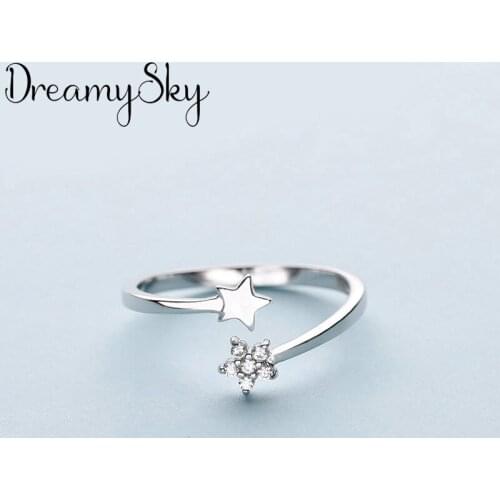 Exaggerated Personality Retro Crystal Star Rings For Women Charm Engagement Rings Men Vintage Knuckle Finger Jewelry