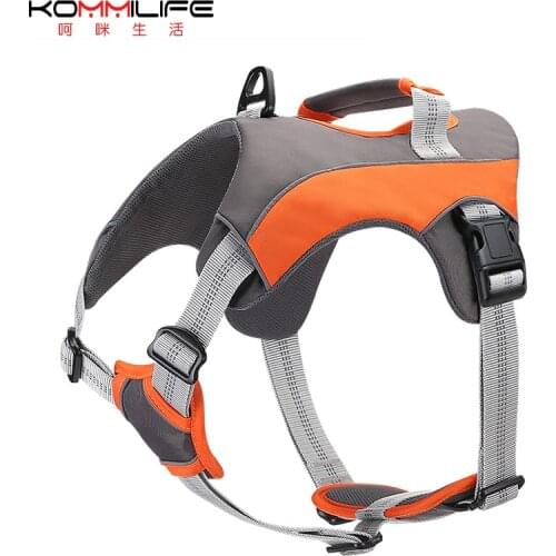 Nylon Adjustable Dog Harness Reflective Breathable Pet Dog Harness Vest For Medium Large Dogs Outdoor Training Collar For Dogs
