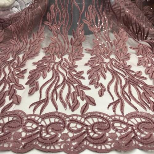 Nigeria Mesh Lace Fabric African Lace Fabric 2021 High Quality French Sequin Tulle Lace Fabric Party J3527