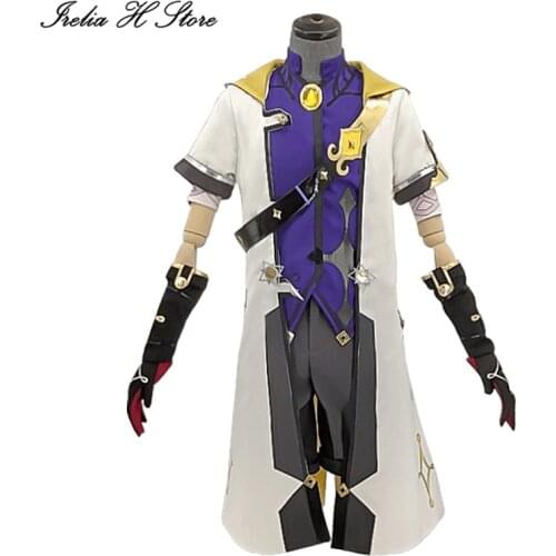 New Game Genshin Impact Albedo Cosplay Costume Halloween costumes