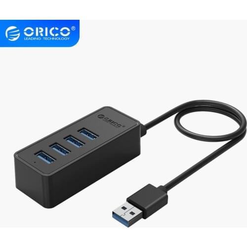 Orico W5P-U3 4 Ports USB 3.0 Desktop Hub Supports OTG Function with 5V Micro USB Power Port