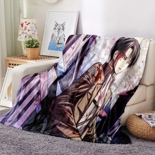 Anime Bedspread On The Bed Happy Nappers Flannel Blanket For Bedroom Fleece Blanket For Kids Boy Girl Throw Blanket Decor