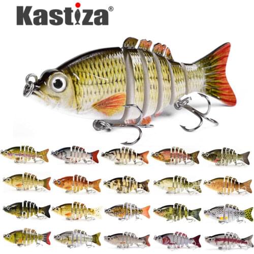 1pc Fishing Lures Jointed Sinking Bass Pike Lure Fishing Bait Wobblers 8.5cm 11g 6 Segments Swimbait Crankbait Fishing tackle